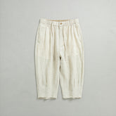 Summer men's loose linen shorts, casual elastic waist linen shorts