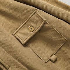 Men's Japanese cotton jacket, loose casual cotton jacket