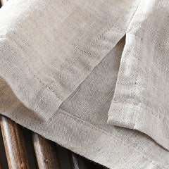 Vintage Chinese frog button linen shirt, men's summer long sleeve linen shirt