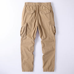 Cotton Cargo Pants, Men's Work Pants, Vintage Classic Casual Pants