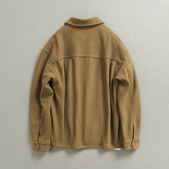 Men's Japanese cotton jacket, loose casual cotton jacket