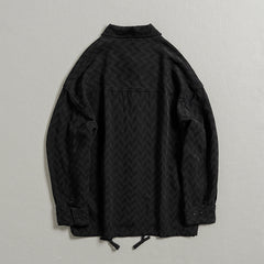 Men's loose comfortable cotton jacket, Lyocell fabric jacket