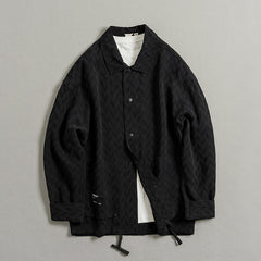 Men's loose comfortable cotton jacket, Lyocell fabric jacket