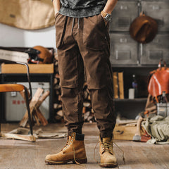Men's Cargo Pants,Cotton Ankle Pants,Cotton Work Pants,Casual Ankle Pants