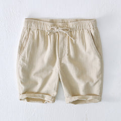 Summer cotton linen shorts, loose casual summer shorts