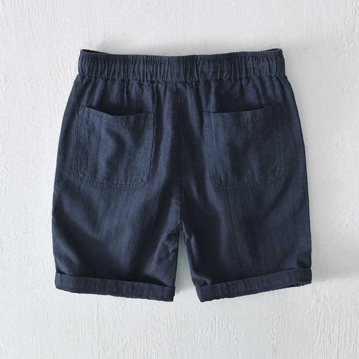 Summer cotton linen shorts, loose  casual summer shorts