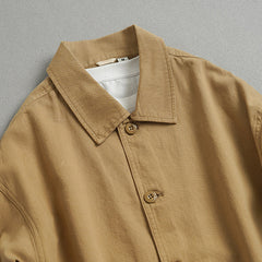 Men's linen jacket, loose casual cotton linen jacket