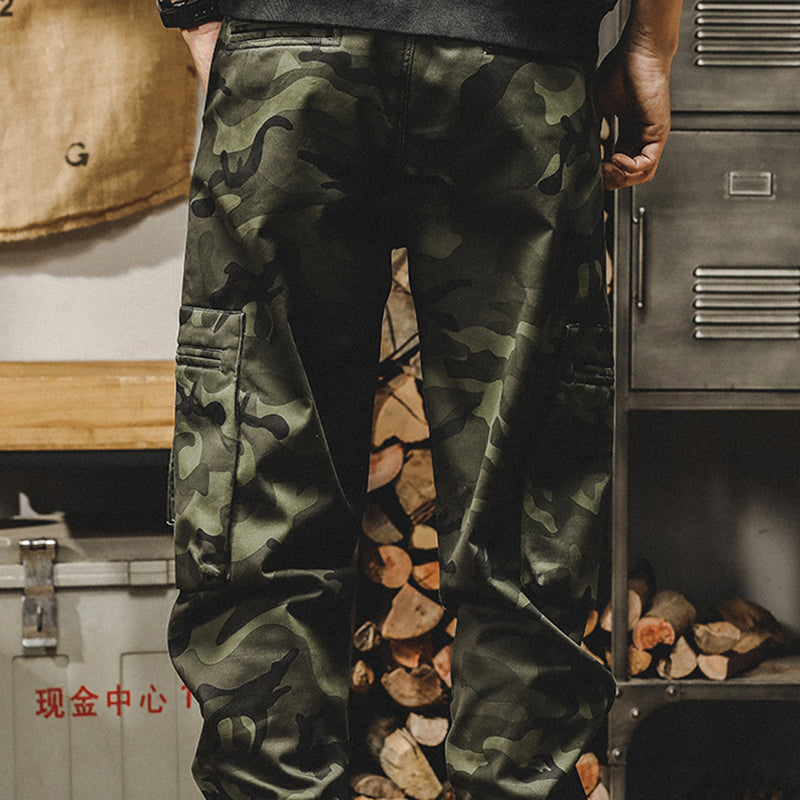 Men's Camouflage Cargo Pants,Cotton Ankle Pants,Cotton Work Pants,Casual Ankle Pants