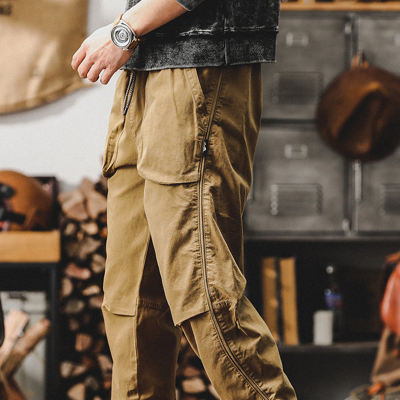 Men's Cargo Pants,Cotton Ankle Pants,Cotton Work Pants,Casual Ankle Pants