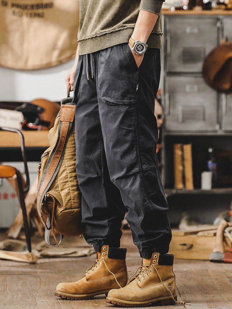 Men's Cargo Pants,Cotton Ankle Pants,Cotton Work Pants,Casual Ankle Pants