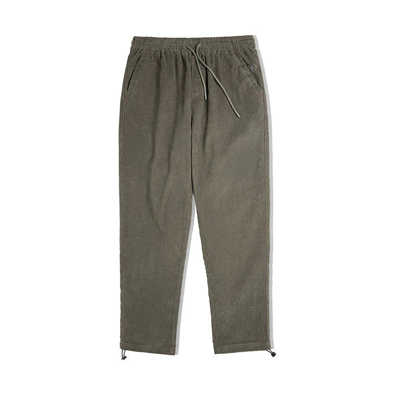 Men's Cotton Corduroy Pants for Fall and Winter