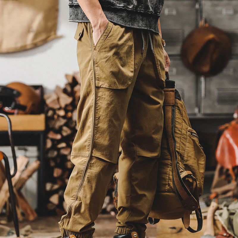 Men's Cargo Pants,Cotton Ankle Pants,Cotton Work Pants,Casual Ankle Pants