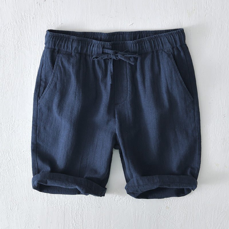 Summer cotton linen shorts, loose  casual summer shorts