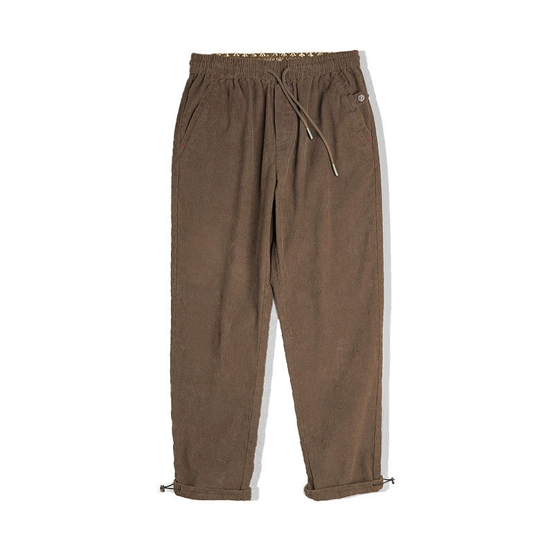 Men's Cotton Corduroy Pants for Fall and Winter