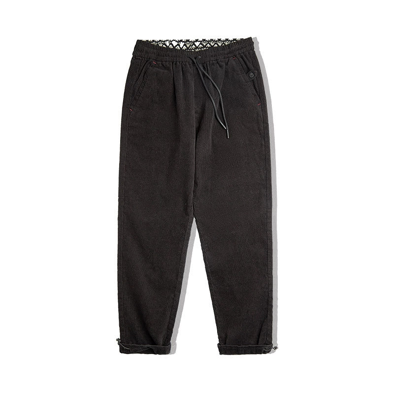 Men's Cotton Corduroy Pants for Fall and Winter